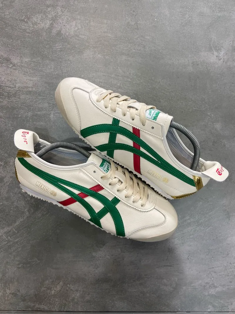 Birch Kale Onitsuka Tiger Mexico 66 Green Red Onitsuka Tiger