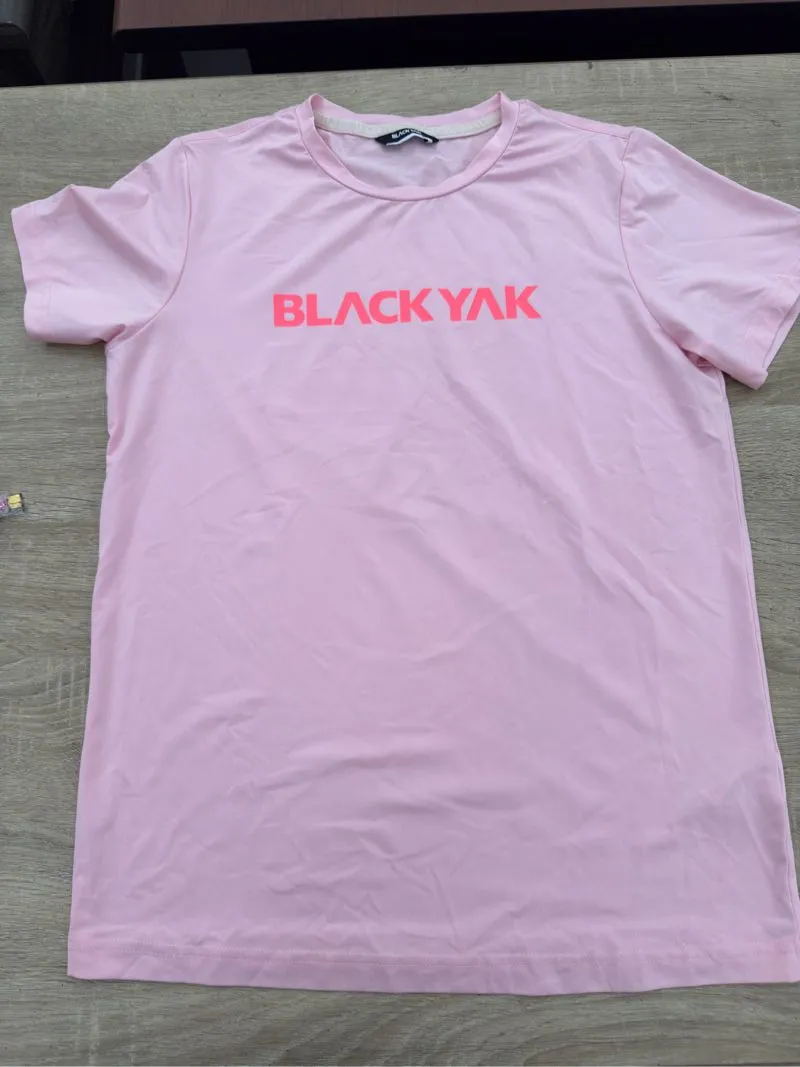 Kaos BlackYak Baselayer Pink Adem Lembut Kaos Outdoor Black  photo 1