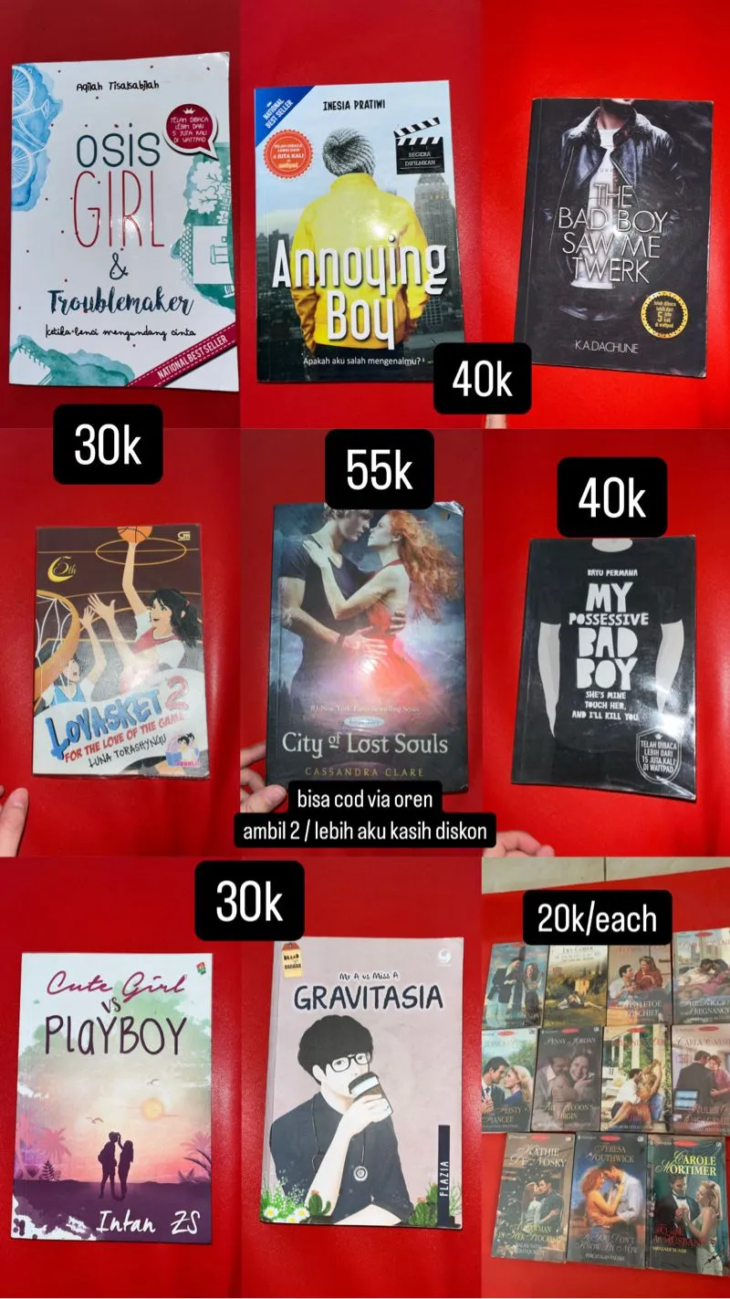 Novel Fiksi Romantis photo 1