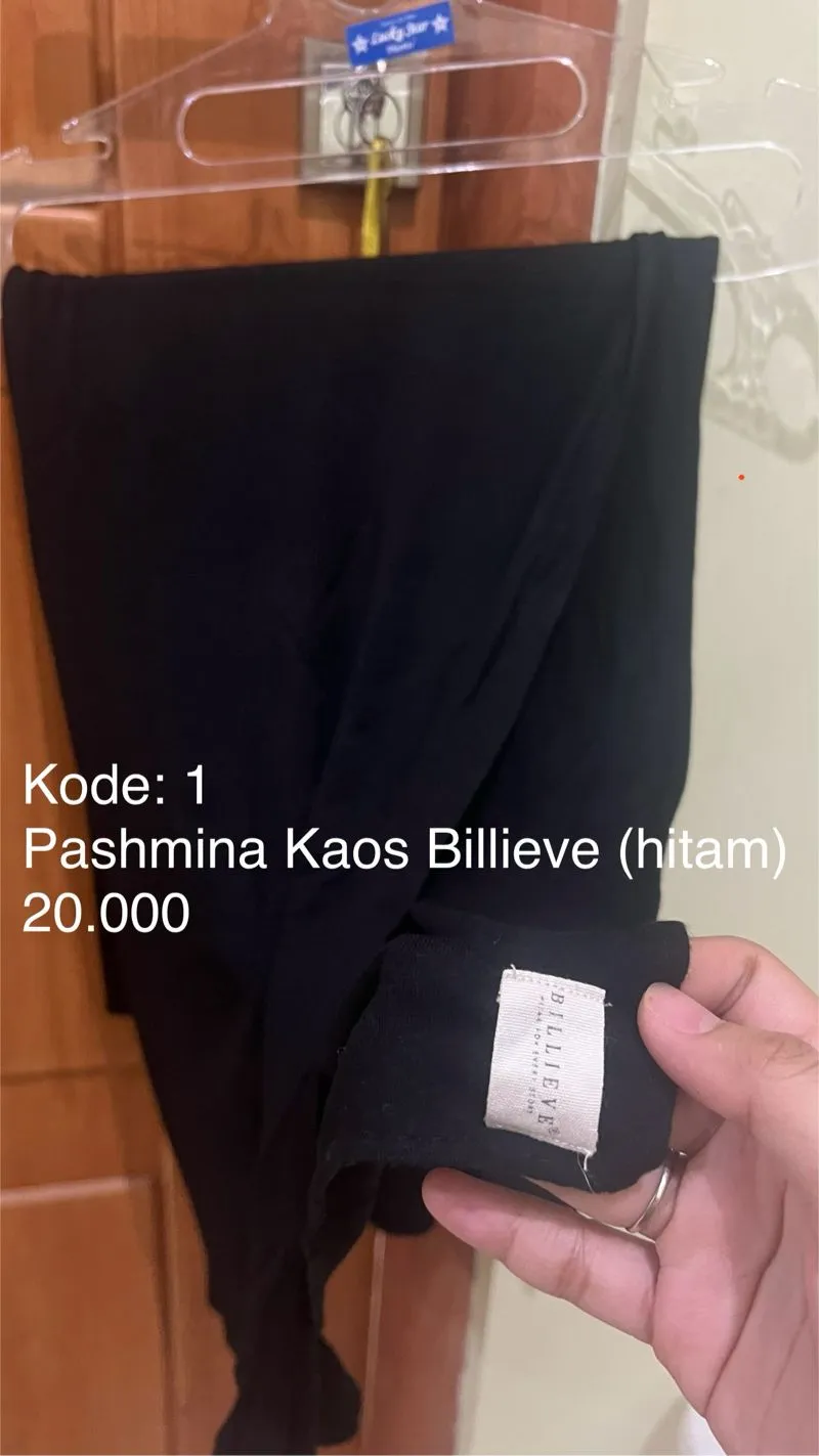 pashmina billieve (black) photo 1