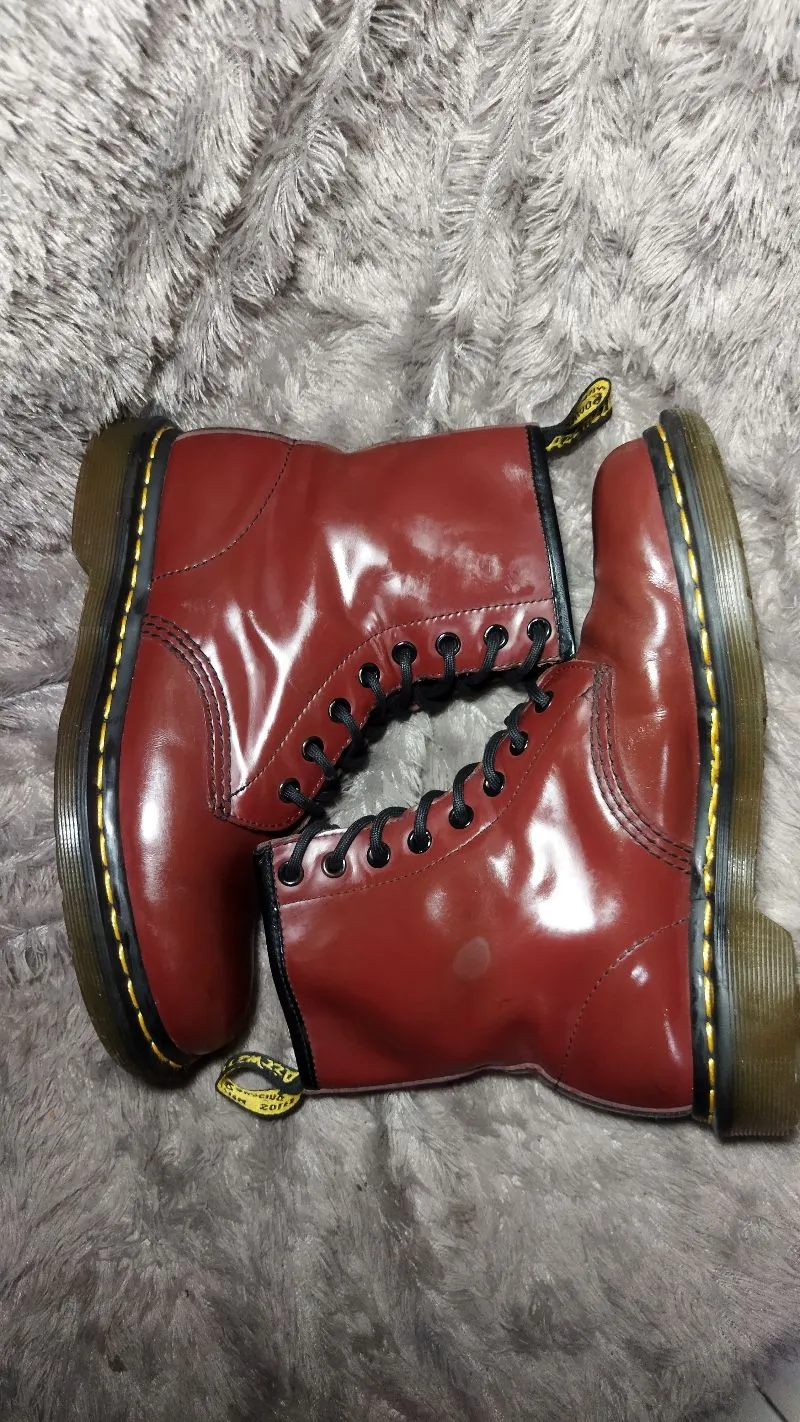 Dr Martens 1460 Size 38/39 Docmart Red Cherry