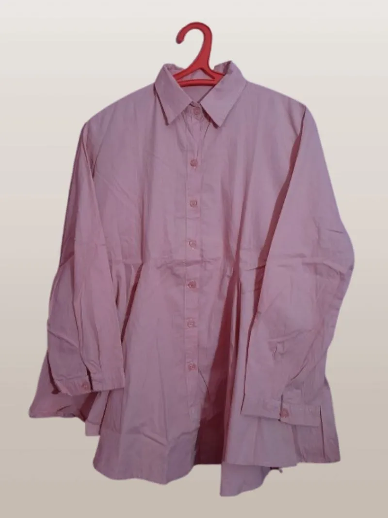 Kemeja katun Pink photo 1