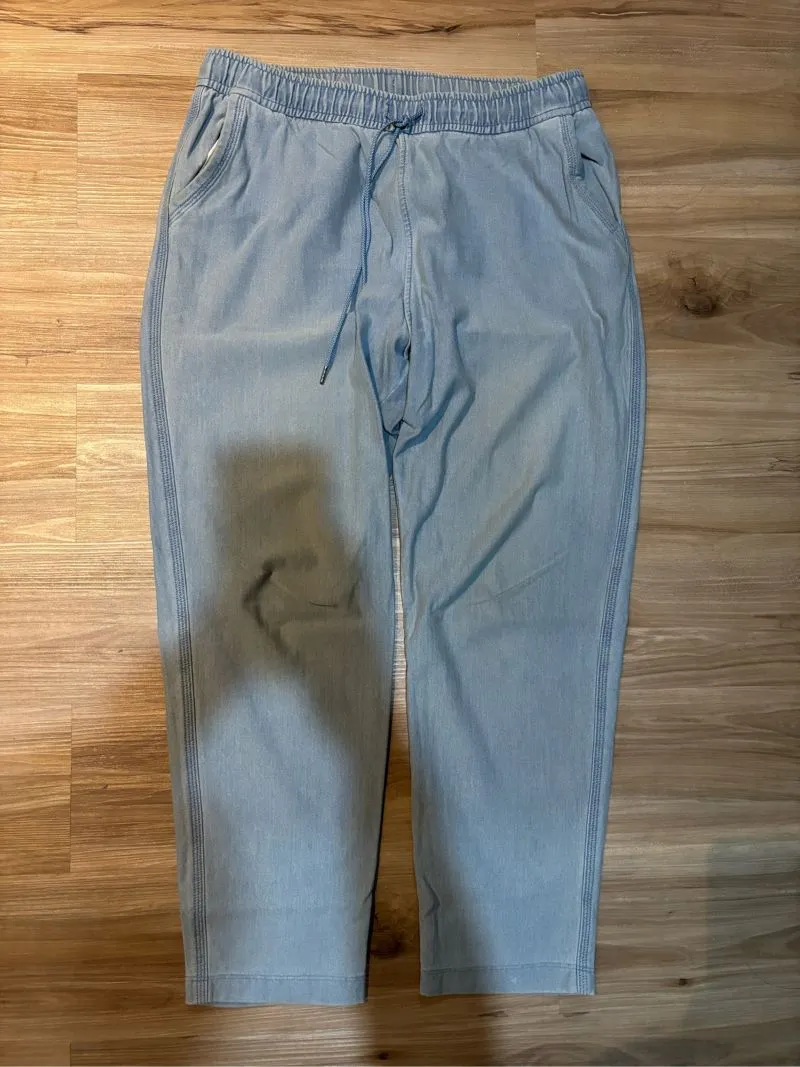 Uniqlo Denim Legging Pants Blue photo 1