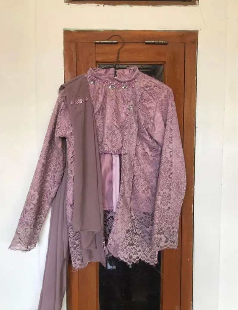 Pakaian adat Wrap dress Wanita pink photo 1