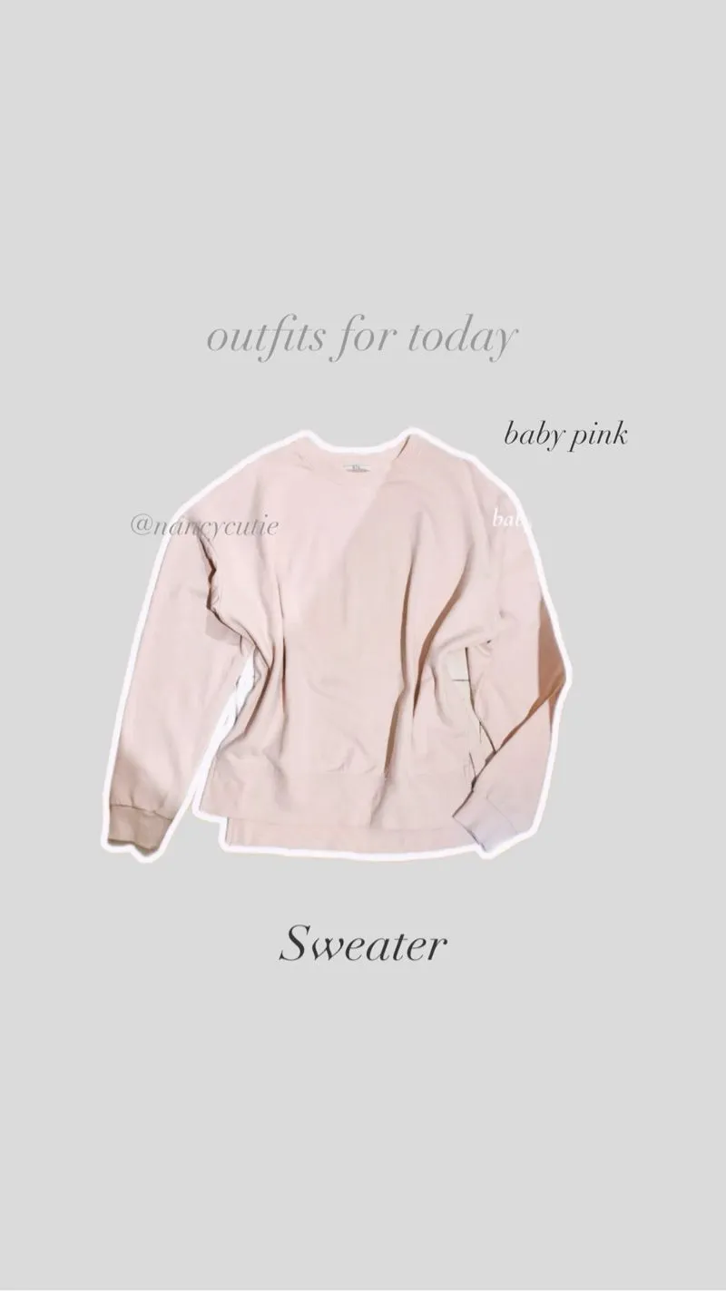 Sweater Oversize Baby Pink  photo 1