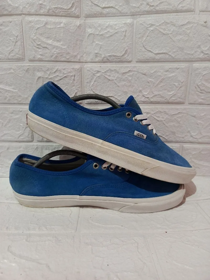 Sepatu Vans Authentic Vans Era Blue Suede Blue Vans Classic 2013