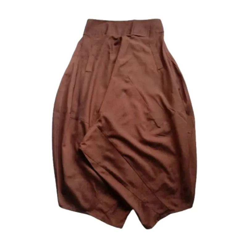 Streetwear Wide fit Culotte Ballon Cokelat Japanese style photo 1