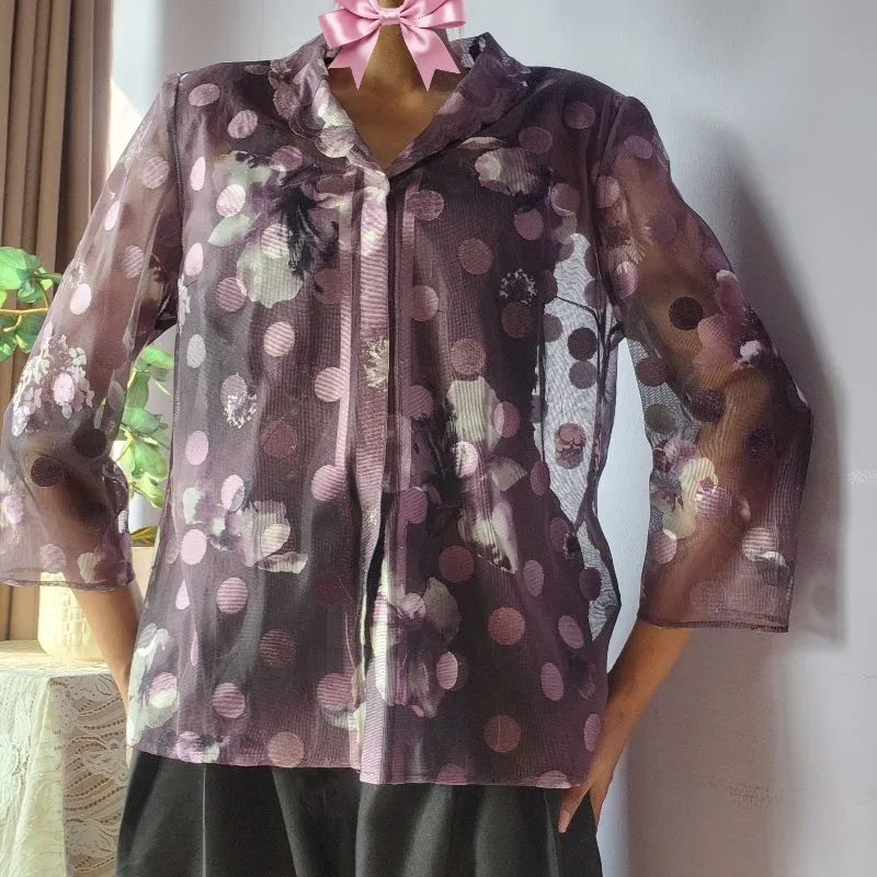 Polka Dot Top Cardigan photo 1