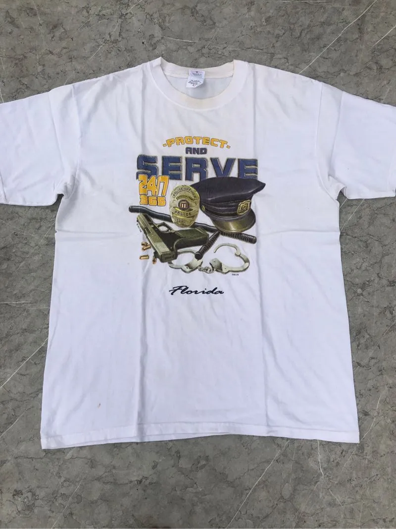 T-shirt art police photo 1