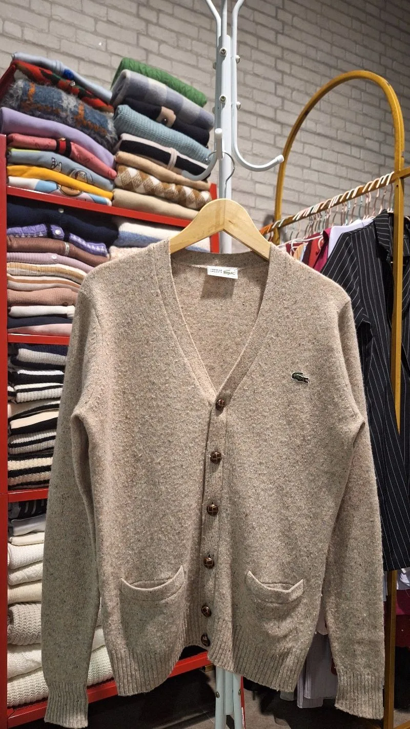 lacoste cardigan wanita photo 1