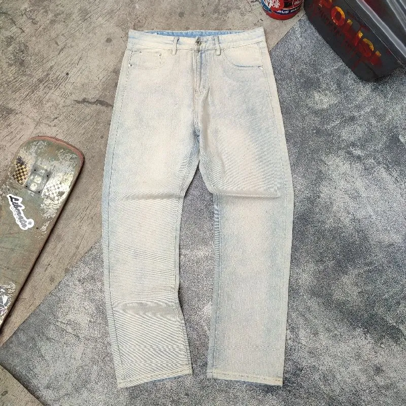 Basic Vintage Blue Washed Jeans photo 1