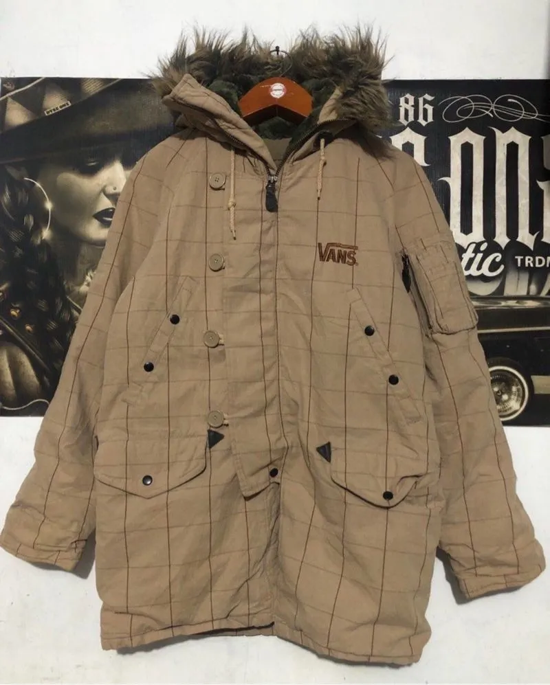 Jacket parka tebal vans photo 1