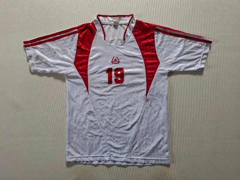 JERSEY BOLA ADIDAS VINTAGE WHITE RED photo 1