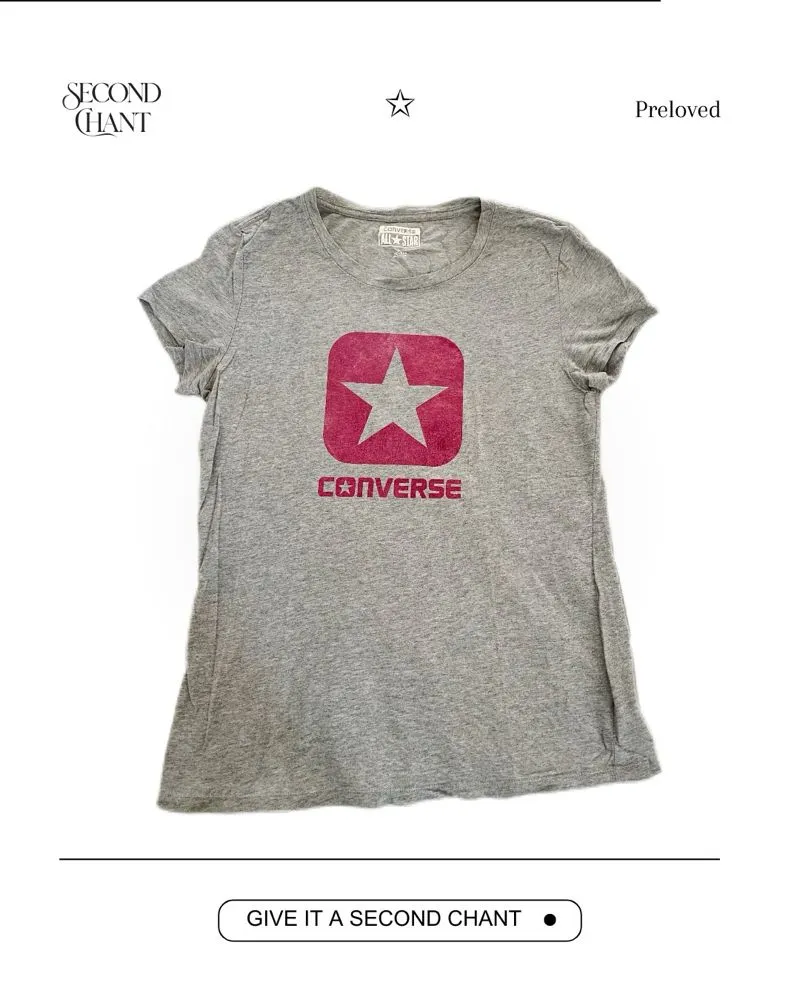 converse pink star shirt photo 1