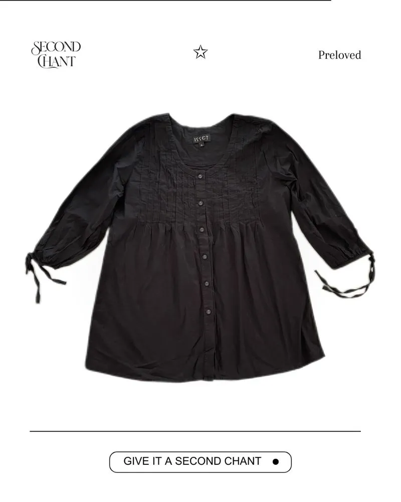 black isset shirt photo 1