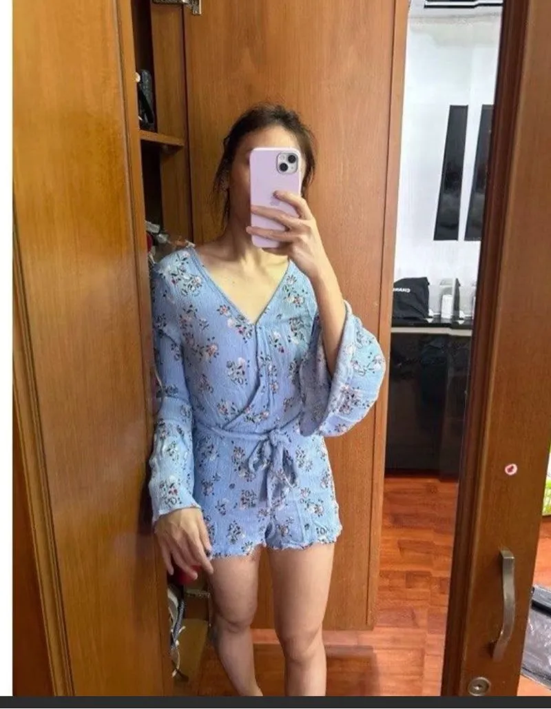 Preloved Cotton On Jumpsuit Summer - Crepe Romper photo 1
