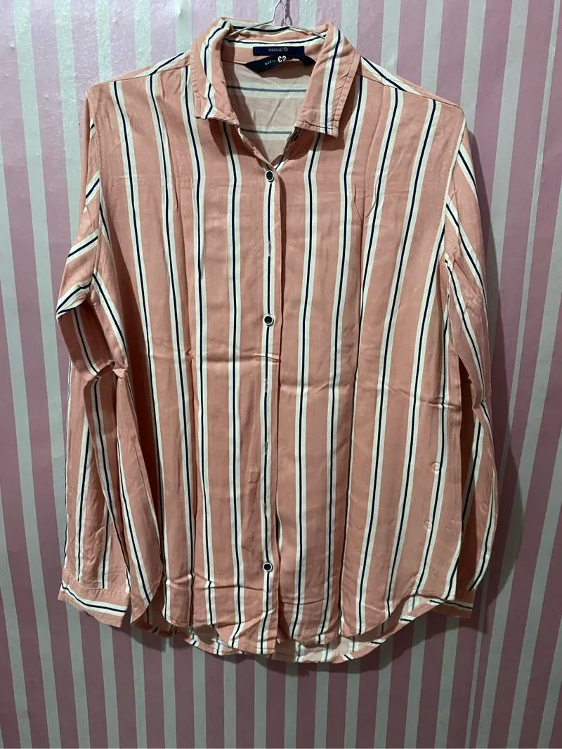 Kemeja wanita pink C2 photo 1