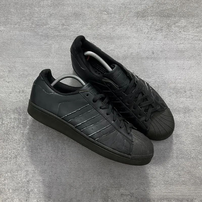 adidas gazelle silver green womens Adidas Superstar ADV Black/Black Leather SALE – 561 Skate main image 0