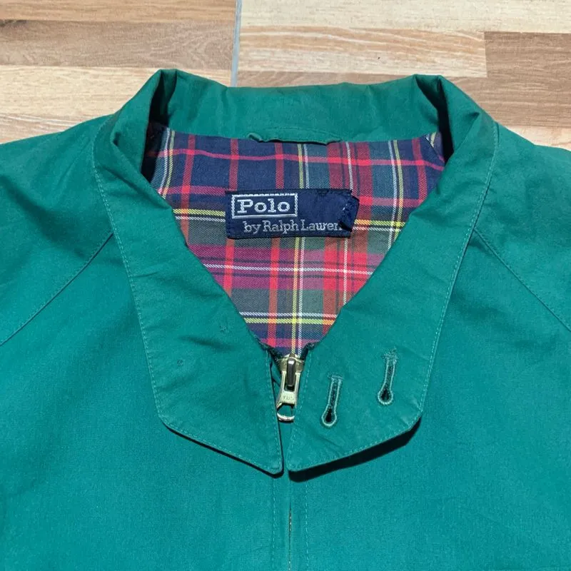 Vintage Polo Ralph Lauren Harington Full Tartan Jacket Preloved