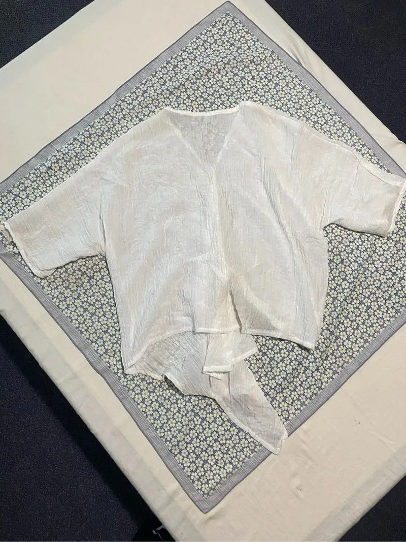 Drape Top - White photo 1