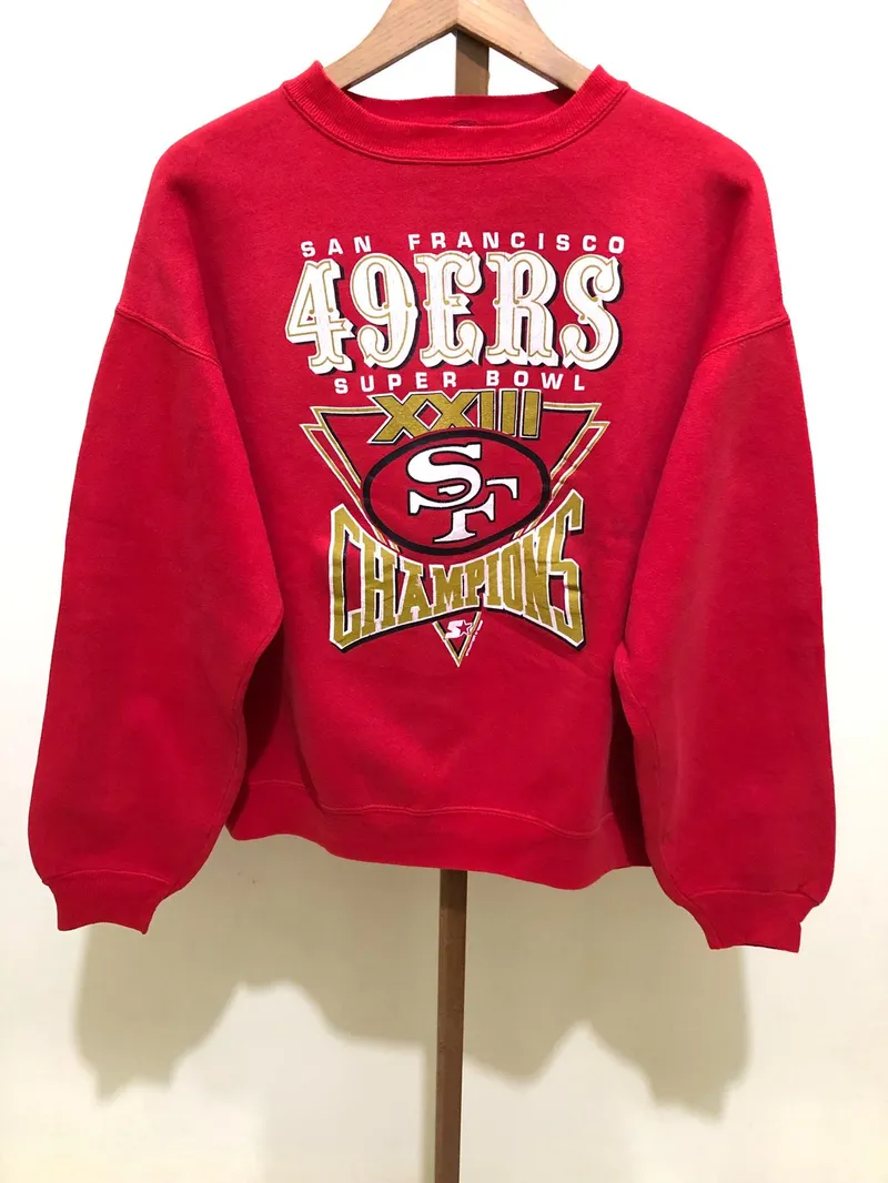Vintage Streetwear Sweater Pria red photo 1