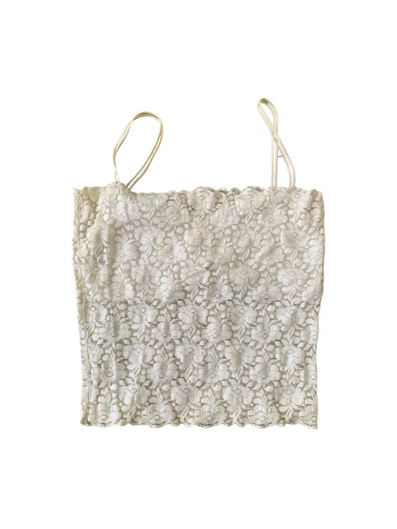 Fairy Indie Cami top Wanita white photo 1