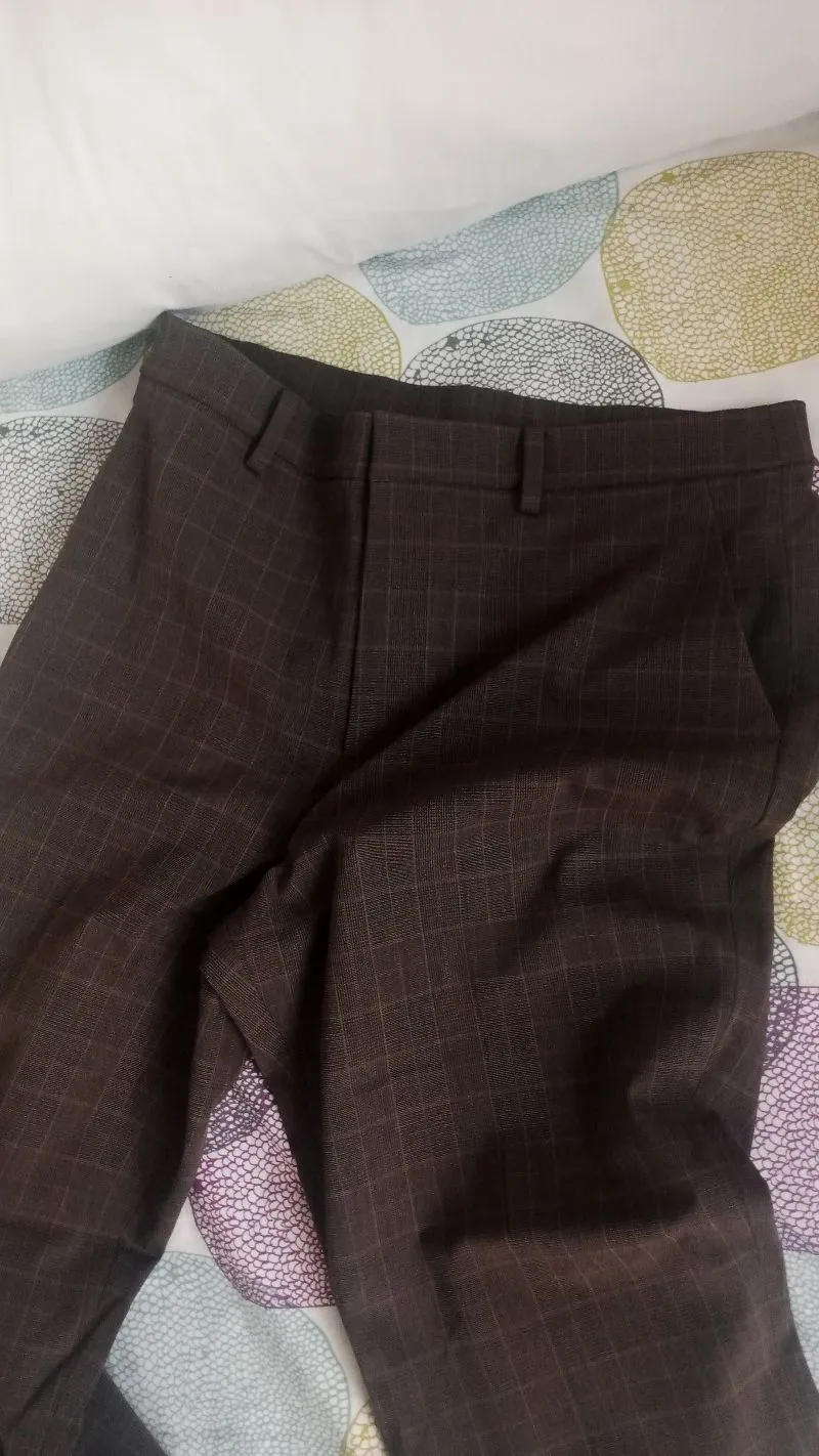 Uniqlo highwaist kotak kotak photo 1