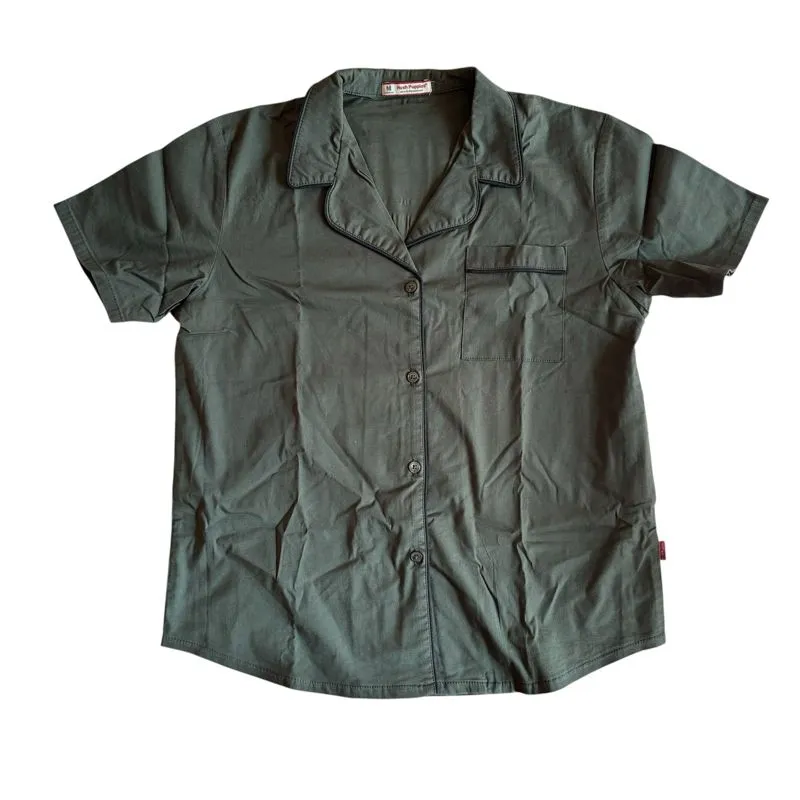 Hush Puppies Army Green Button Top photo 1