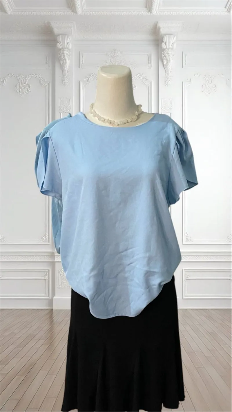 Atasan wanita biru photo 1