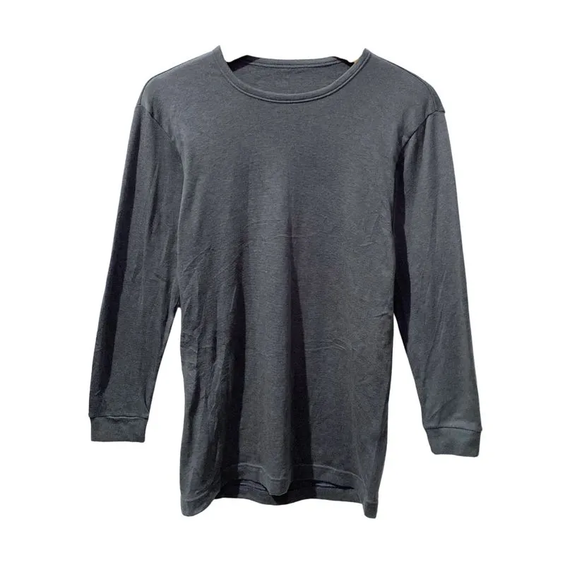 Gray T-Shirt | Kaos Panjang Abu | Long Sleeve Tee photo 1