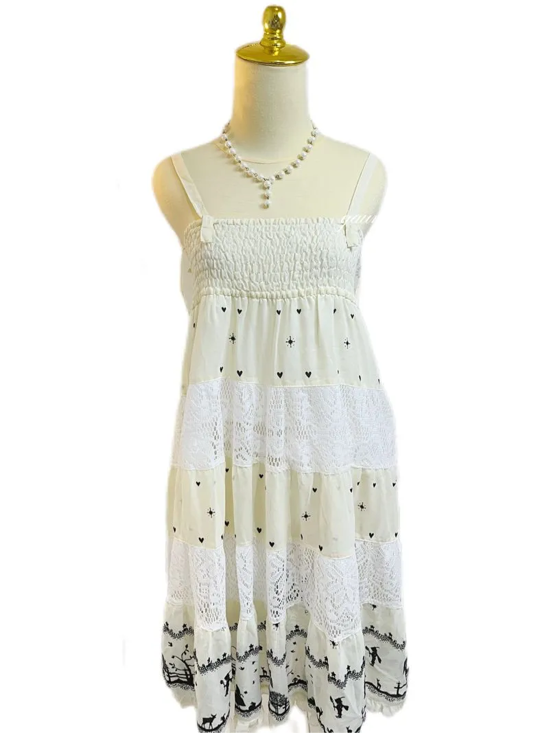 Baby Yellow Lace Smocked Witch Dress/Skirt photo 1