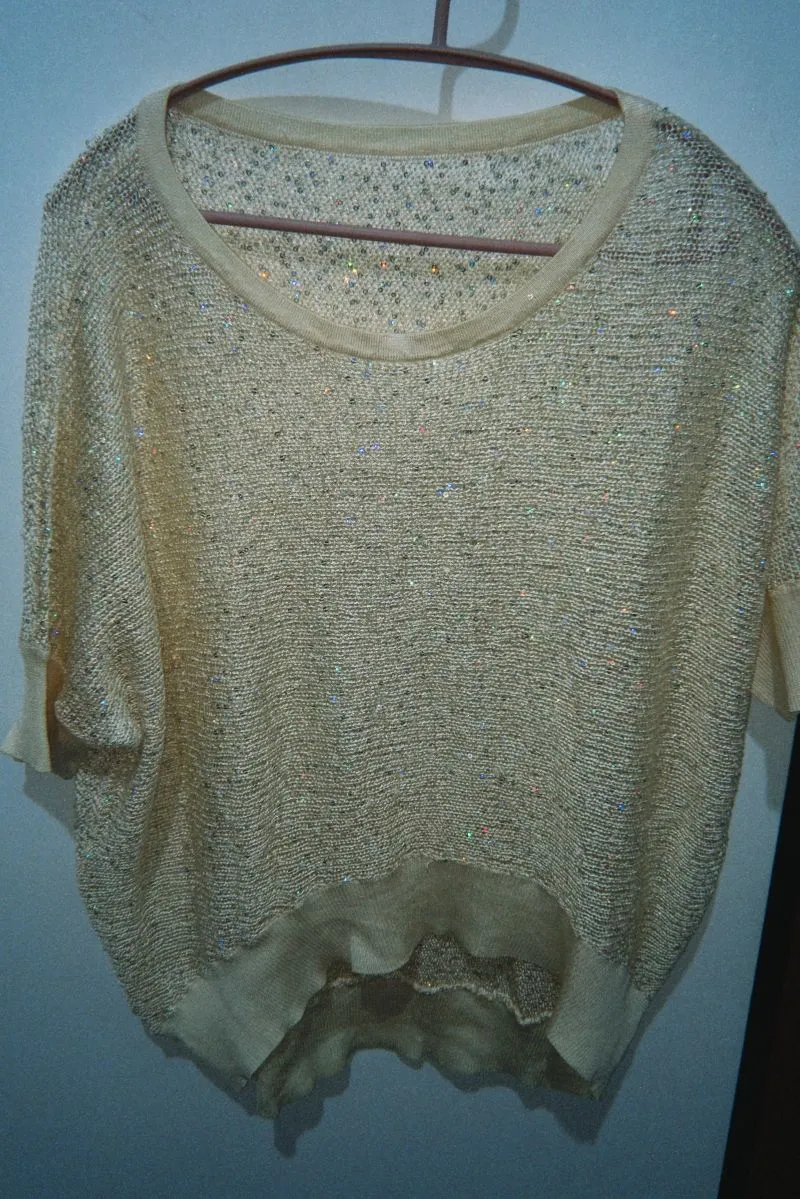 Coquette Shirt Wanita gold multicolor photo 1