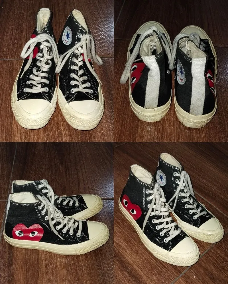Converse X Comme De Garçons High Top - size 40 photo 1