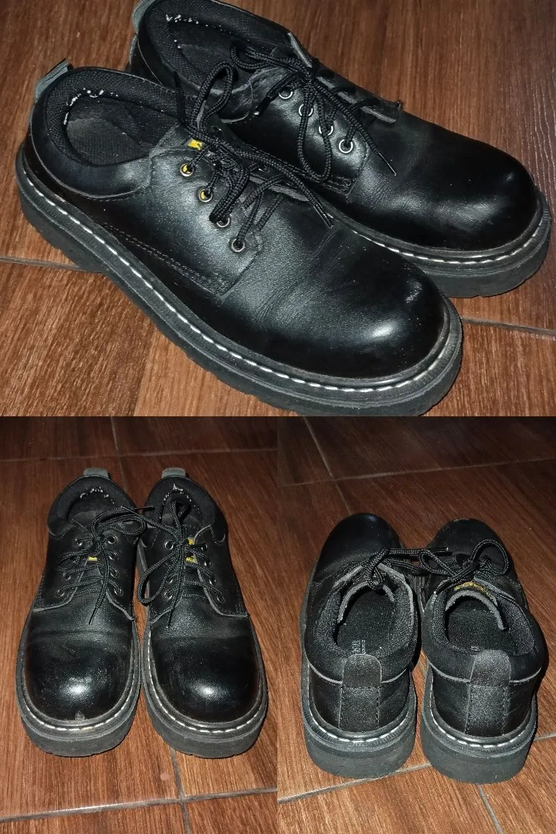 Black Master Leather Underground Low Boot - Size 39 photo 1