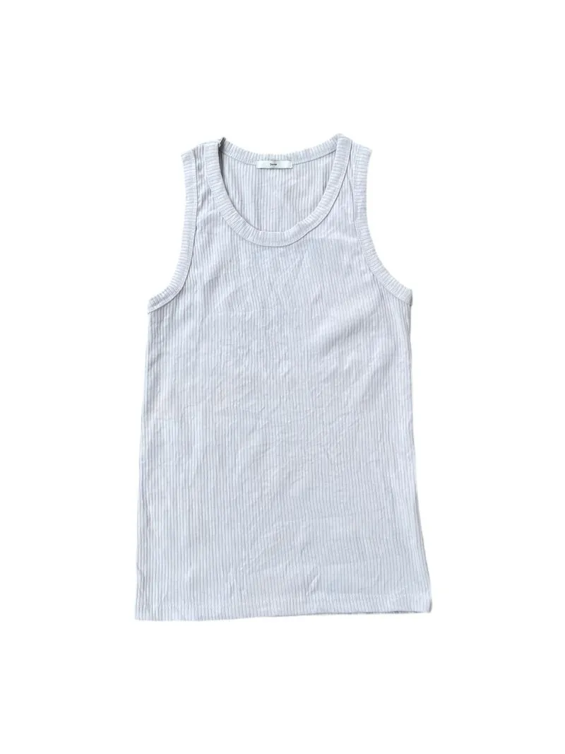 Denver Slim Fit Ribbed Vest Tank Top K-pop photo 1
