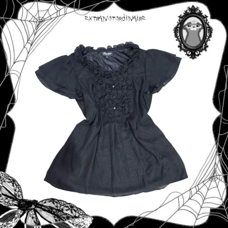 Goth Fatal Frame Horror Protagonist Top photo 1