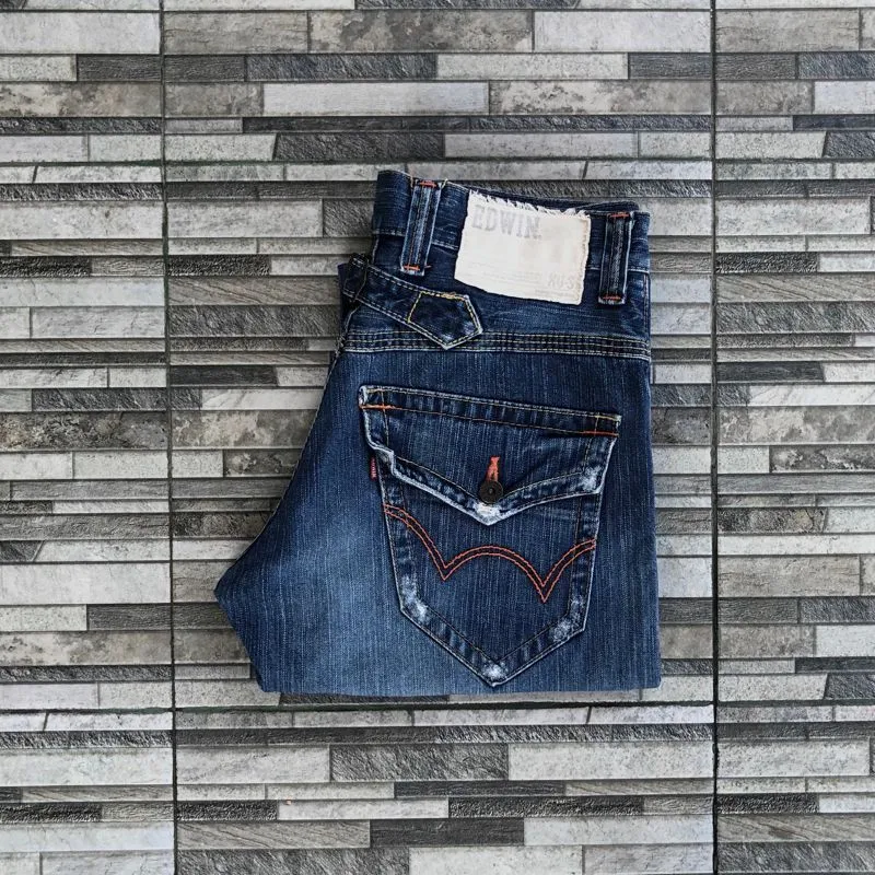 EDWIN EXCLUSIVE VINTAGE XV BOOTCUT FIT BLUE FADED JEANS photo 1