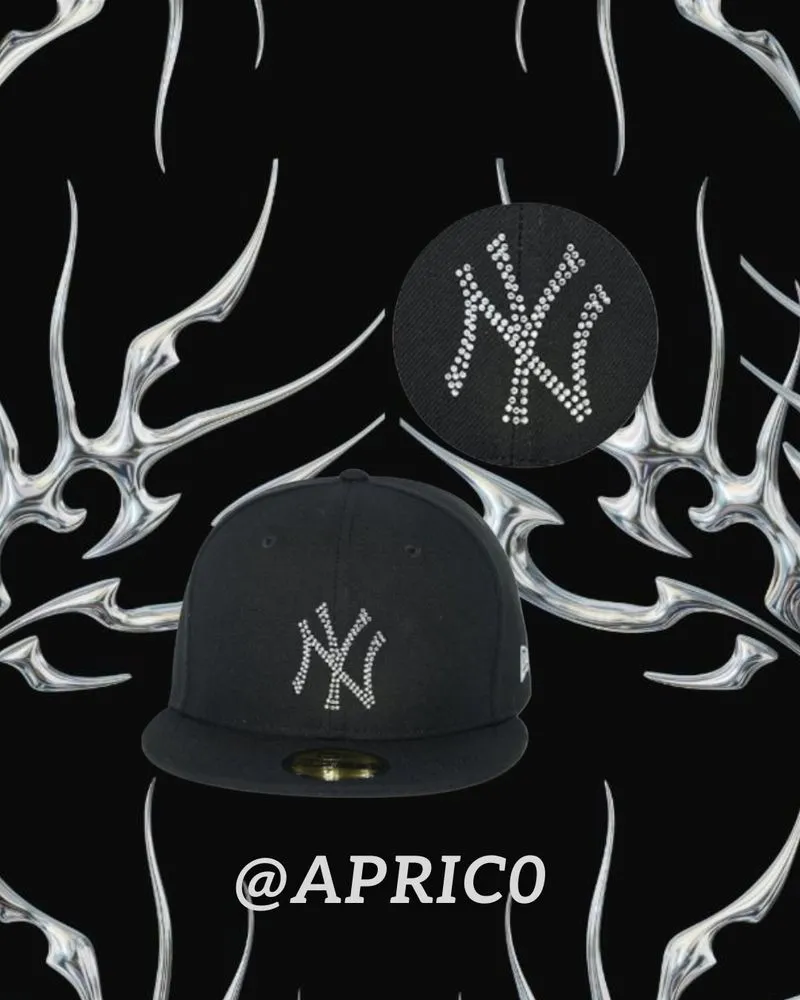 New Era Streetwear Y2K Hat Pria silver black photo 1