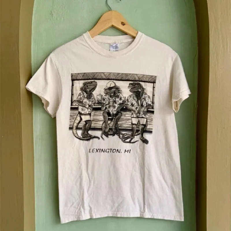 Kaos Vintage Art Bunglon photo 1