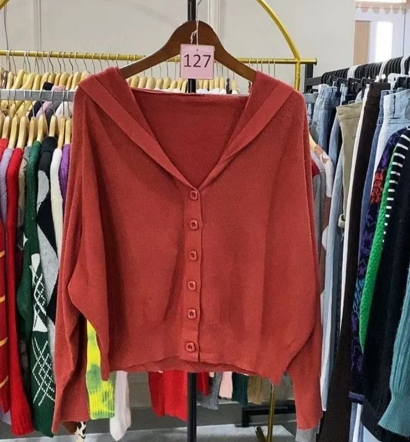Cardi Brown kancing kotak Preloved BKK premium  photo 1