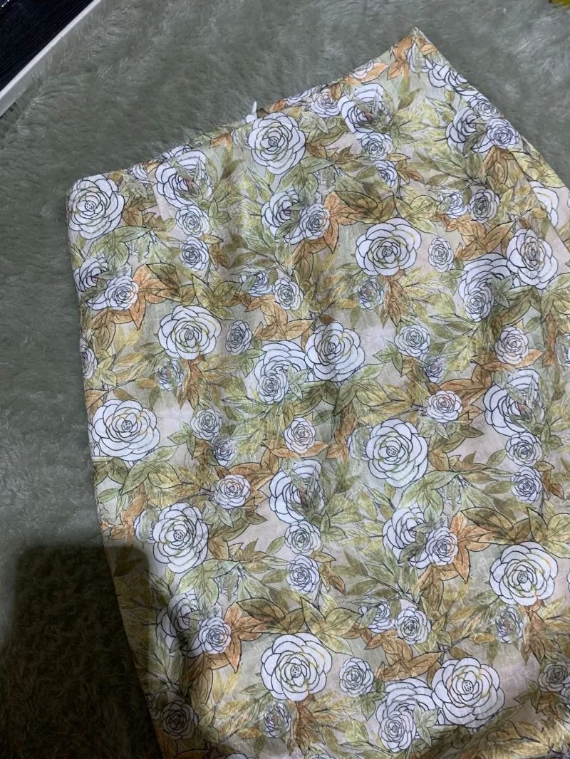 rok vintage bunga yellow photo 1