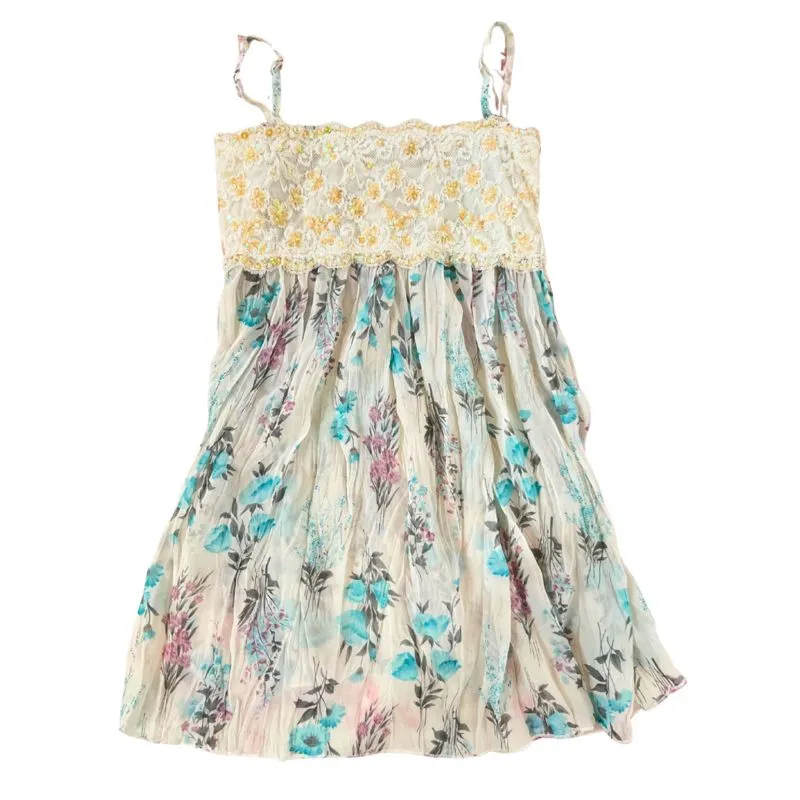 fairy floral cami with beads y2k  photo 1