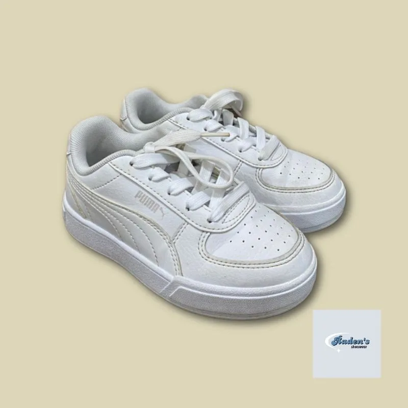 Puma Caven White Kids Size Original photo 1