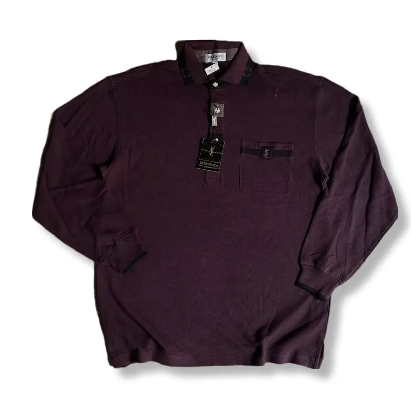YSL YVES SAINT LAURENT POOR HOMME RUGBY POLO SHIRT | KAOS LE photo 1