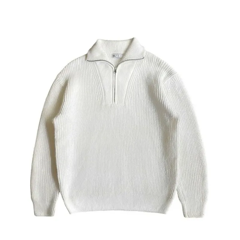 ZARA Casual Sweater Pria white photo 1