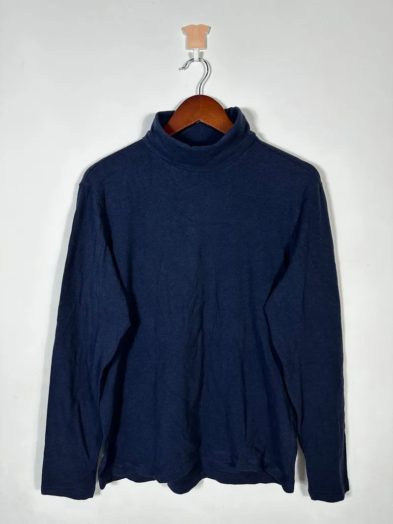 H&M Minimalist Casual Casual shirt Pria navy photo 1