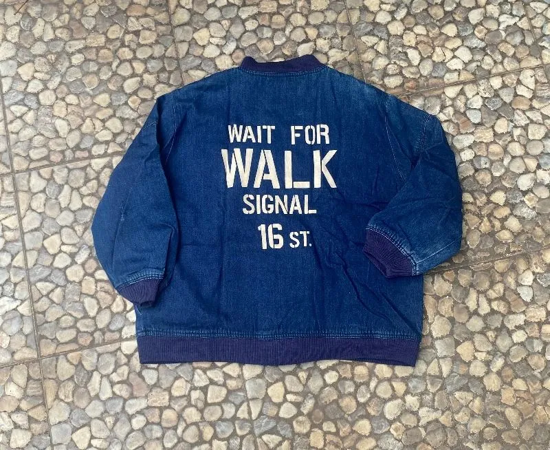 varsity denim vintage photo 1