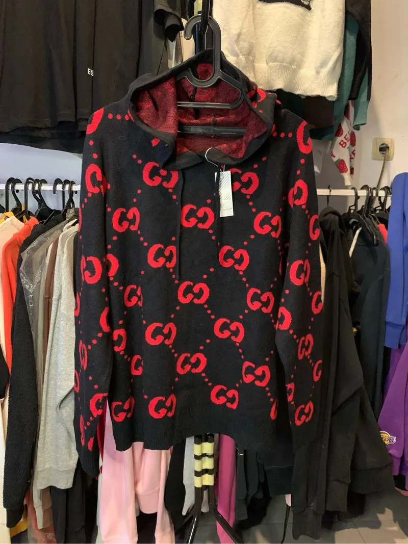 Hoodie rajut motif gucci photo 1