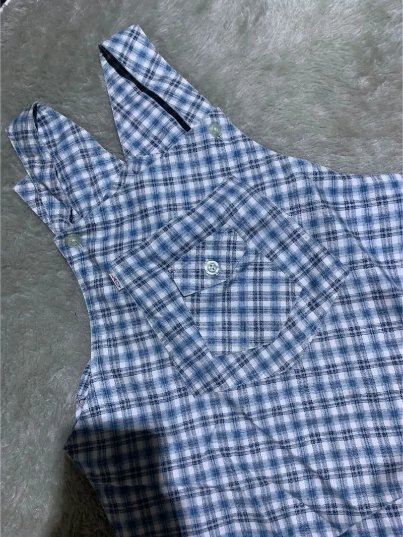 overall tartan vintage photo 1