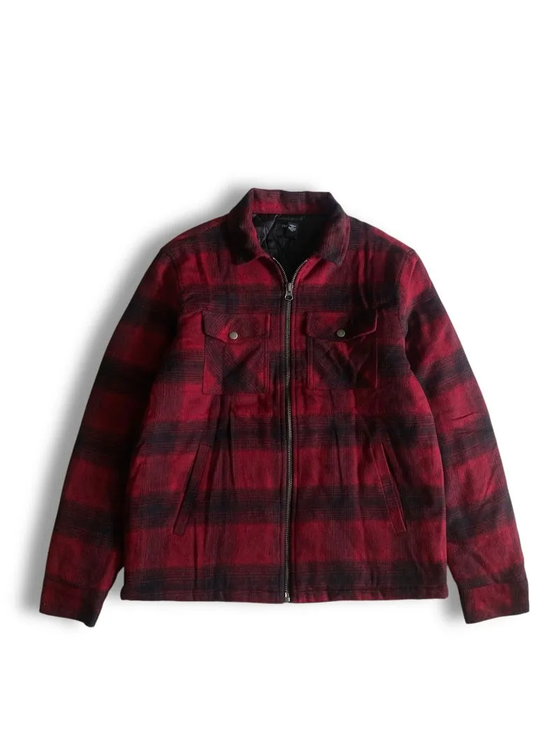 FOREVER 21 PLAID WOOL OUTER JACKET photo 1
